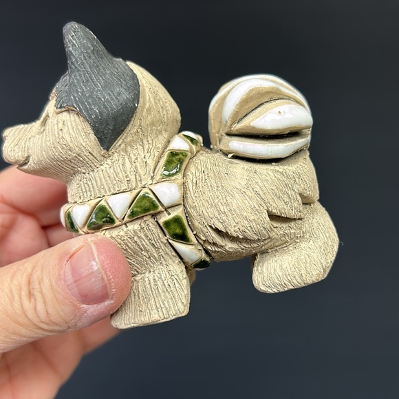 Vintage retired ARTESANIA RINCONADA hand made Husky figure Made in Uru… - Picture 4 of 7
